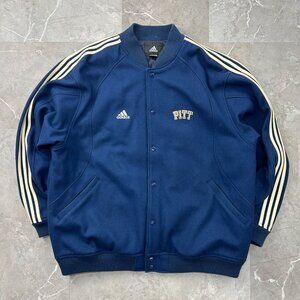 Vintage Pitt Panthers Jacket Mens 2XL XXL Wool Adidas Pittsburgh Embroidered